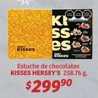 Soriana Híper Estuche de chocolates Hershey's KISSES 258.76 g. oferta