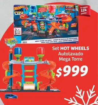 Soriana Híper Set HOT WHEELS Autolavado Mega Torre oferta