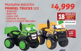 Montable eléctrico PRINSEL TRUCKS 12V