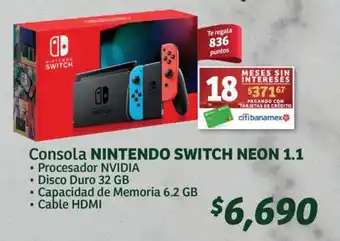 Consola NINTENDO SWITCH NEON 1.1