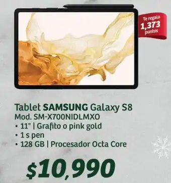 Soriana Híper Tablet SAMSUNG Galaxy S8 128GB oferta