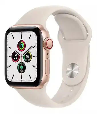 Mercado Libre Apple watch se (gps + cellular, 40mm) - caja de aluminio color oro - correa deportiva blanco estelar oferta