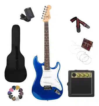 Mercado Libre Guitarra electrica paquete amplificador y accesorio oferta