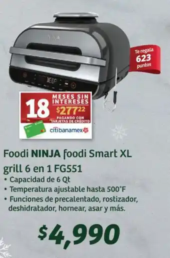 NINJA foodi Smart XL grill 6 en 1