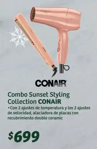Soriana Híper CONAIR Combo Sunset Styling Collection oferta