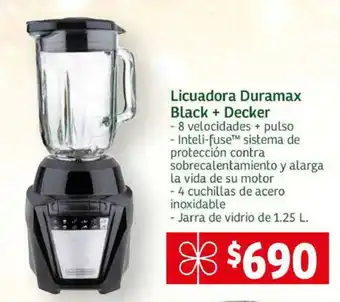 Licuadora Duramax Black + Decker 1.25L