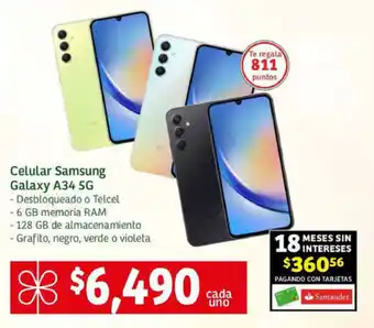 Celular Samsung Galaxy A34 5G