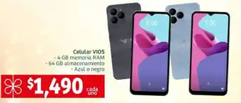 Soriana Express Celular VIOS 64GB oferta