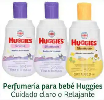 Perfumería para bebé Huggies Cuidado claro o Relajante