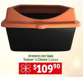 Soriana Express Arenero con tapa Trainer's Choice 1 pieza oferta
