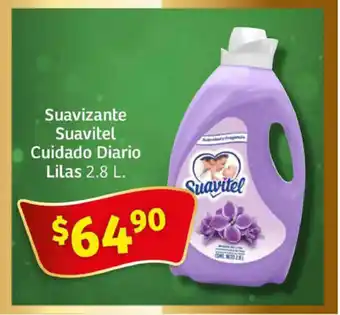 Suavizante Suavitel Cuidado Diario Lilas 2.8 L.