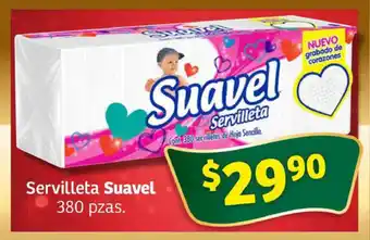 Servilleta Suavel 380 pzas.