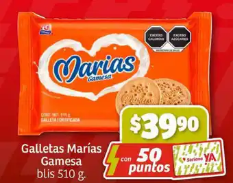 Galletas Marías Gamesa blis 510 g.