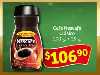 Soriana Express Café Nescafé Clásico 200 g. + 25 g. oferta