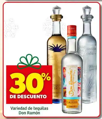 Variedad de tequilas Don Ramón