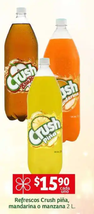 Soriana Express Refrescos Crush piña, mandarina o manzana 2 L. oferta