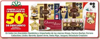 Chocolates Kisses, Ferrero Rocher, Ferrero Collection, Lindor, Baronie, Queen Anne, Swiss Alps, Jacques, Delaviuda Creations