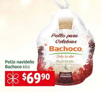 Pollo navideño Bachoco, kilo