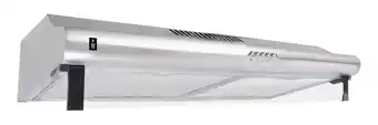 Campana extractora de cocina purificadora acero inox luz led color plateado