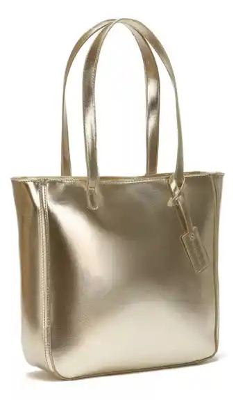 Mercado Libre Bolsa andrea tote grande tonos metalicos para mujer oro oferta