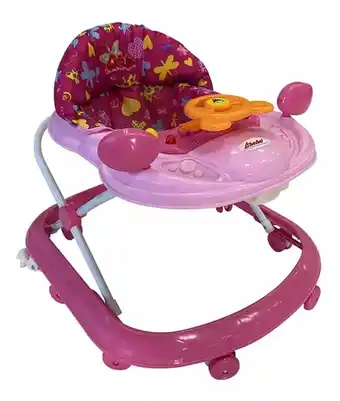 Andadera d bebe piccola musical 8 llantas color rosa