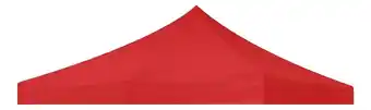 Repuesto de lona para toldo 3x3 100 % impermeable (dasel) color rojo