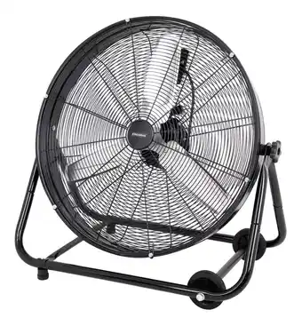Mercado Libre Ventilador de piso industrial portatil de 30 pulgadas con ruedas aspas de aluminio 3 velocidades angulo ajustable flr30 kings oferta