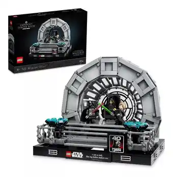 Mercado Libre Kit lego star wars 75352 diorama trono del emperador 807 pz oferta