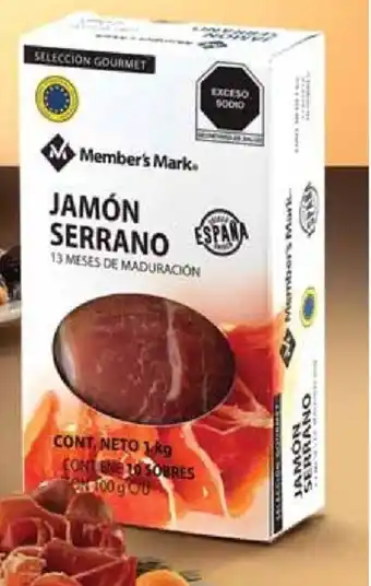 Sam's Club Member's Mark Jamón serrano 1 kg oferta