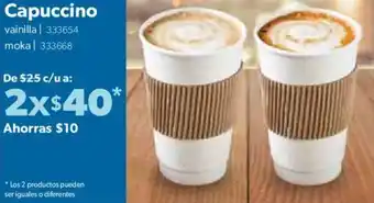 Sam's Club Capuccino vainilla | moka x 2 oferta