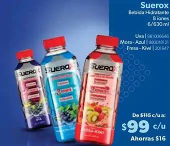 Suerox Bebida Hidratante 8 iones 6/630 ml