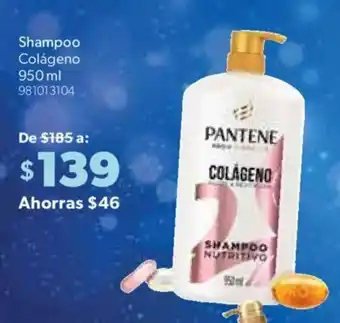 Sam's Club PANTENE Shampoo Colágeno 950 ml oferta