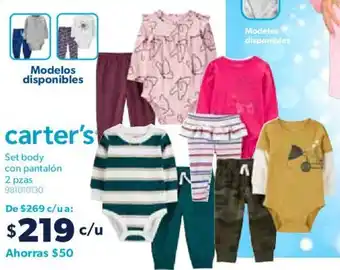 Sam's Club carter's Set body con pantalón 2 pzas oferta