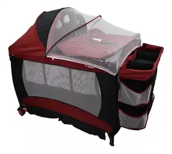 Mercado Libre Cuna de viaje cuddy gris - lifestyle color rojo oferta