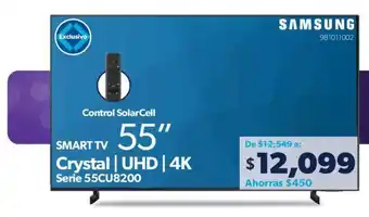 Sam's Club SAMSUNG SMART TV 55" oferta