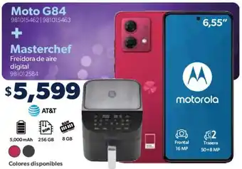Sam's Club Moto G84 + Masterchef Freidora de aire digital oferta