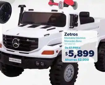 Sam's Club Zetros Montable Eléctrico Mercedes Benz oferta