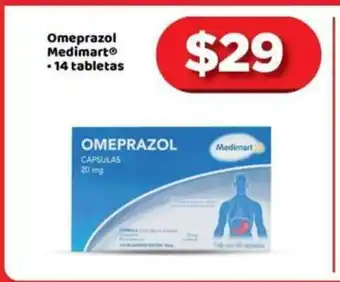 Bodega Aurrerá Omeprazol Medimart 14 Tabletas oferta
