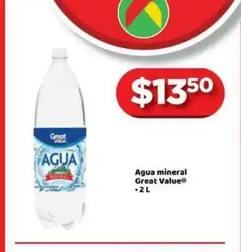 Bodega Aurrerá Agua Mineral Great Value 2L oferta