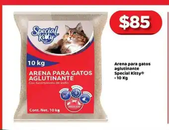 Bodega Aurrerá Arena para Gatos Agutinante Special Kitty 10kg oferta