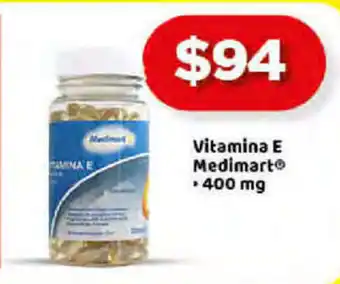 Bodega Aurrerá Vitamina E Medimart 400 mg oferta