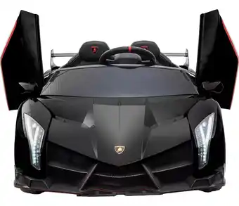 Carro eléctrico montable lamborghini negro usb mp3 12v