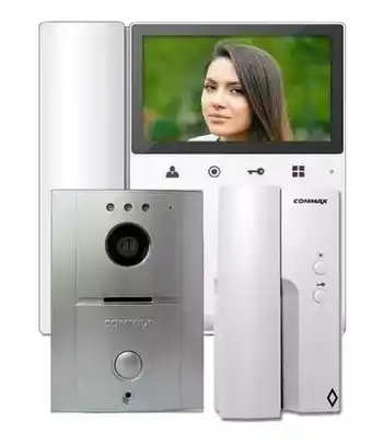 Kit video portero commax monitor 4.3 pulgadas auricular