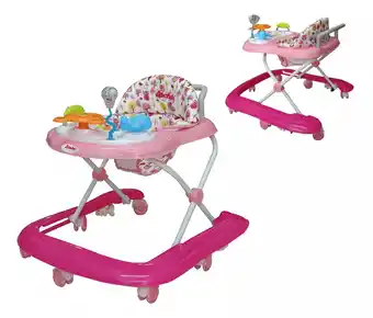 Mercado Libre Andadera caminadora d bebe upa musical llanta de gel color rosa oferta