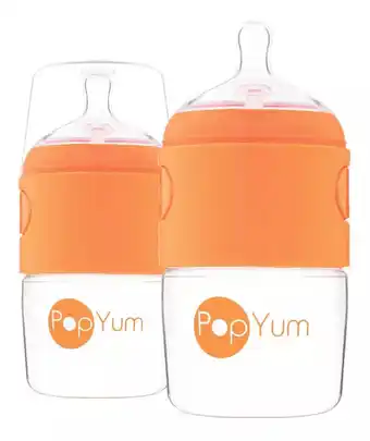 Mercado Libre Popyum biberón anticólico para mezclar fórmula 5oz/150ml 2pz color naranja transparente oferta