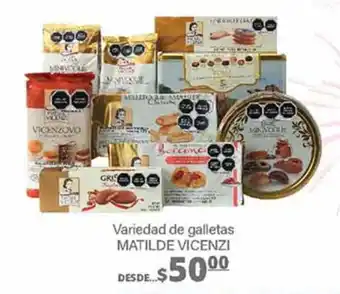La Comer Variedad de galletas MATILDE VICENZI oferta