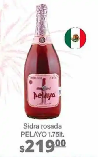 La Comer Sidra rosada PELAYO 1.75lt. oferta