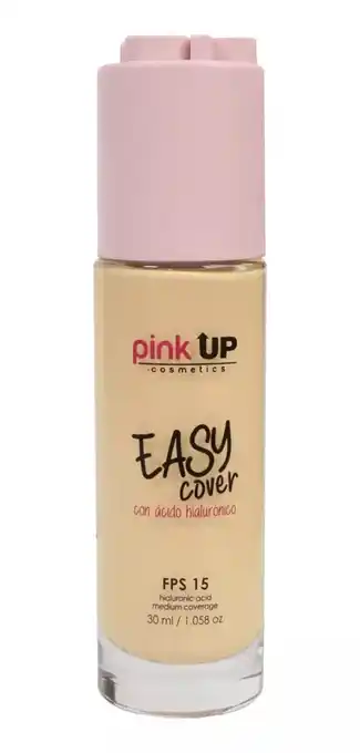 Mercado Libre Pink up, maquillaje liquido, cobertura media, base de agua tono beige oferta