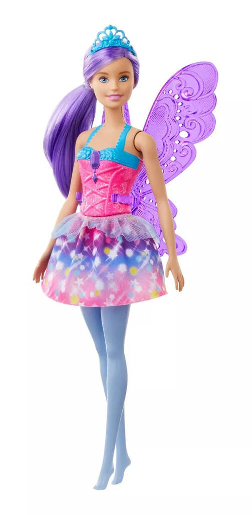 Mu eca barbie dreamtopia hada alas moradas oferta en Mercado Libre