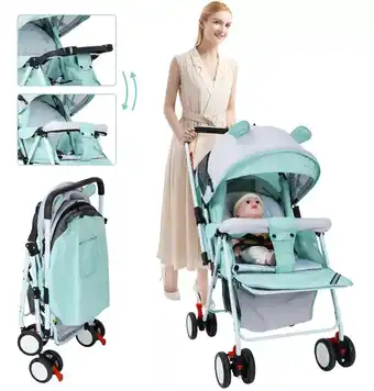 Mercado Libre Carreola para bebés reclinable plegable bidireccional niños oferta